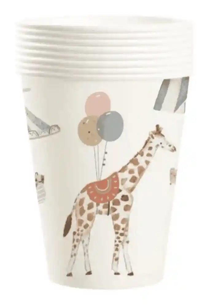 Playmart Circo Vaso de Papel 9 Oz -
