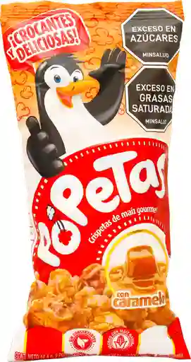 Popetas Crispeta de Maíz Gourmet Sabor a Caramelo