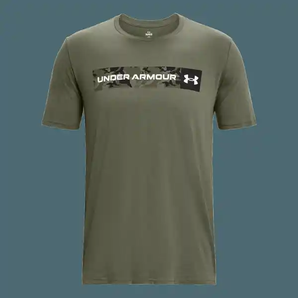 Under Armour Camiseta Camo Chest Stripe ss Verde SM 1376830-390