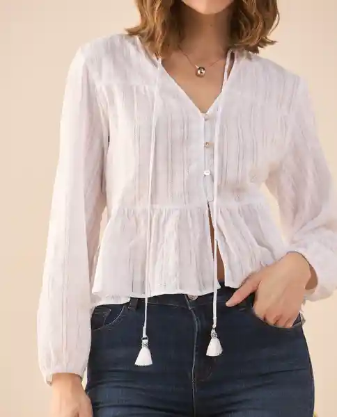 Camisa Beige Natural Medio Talla S 611G020 Esprit