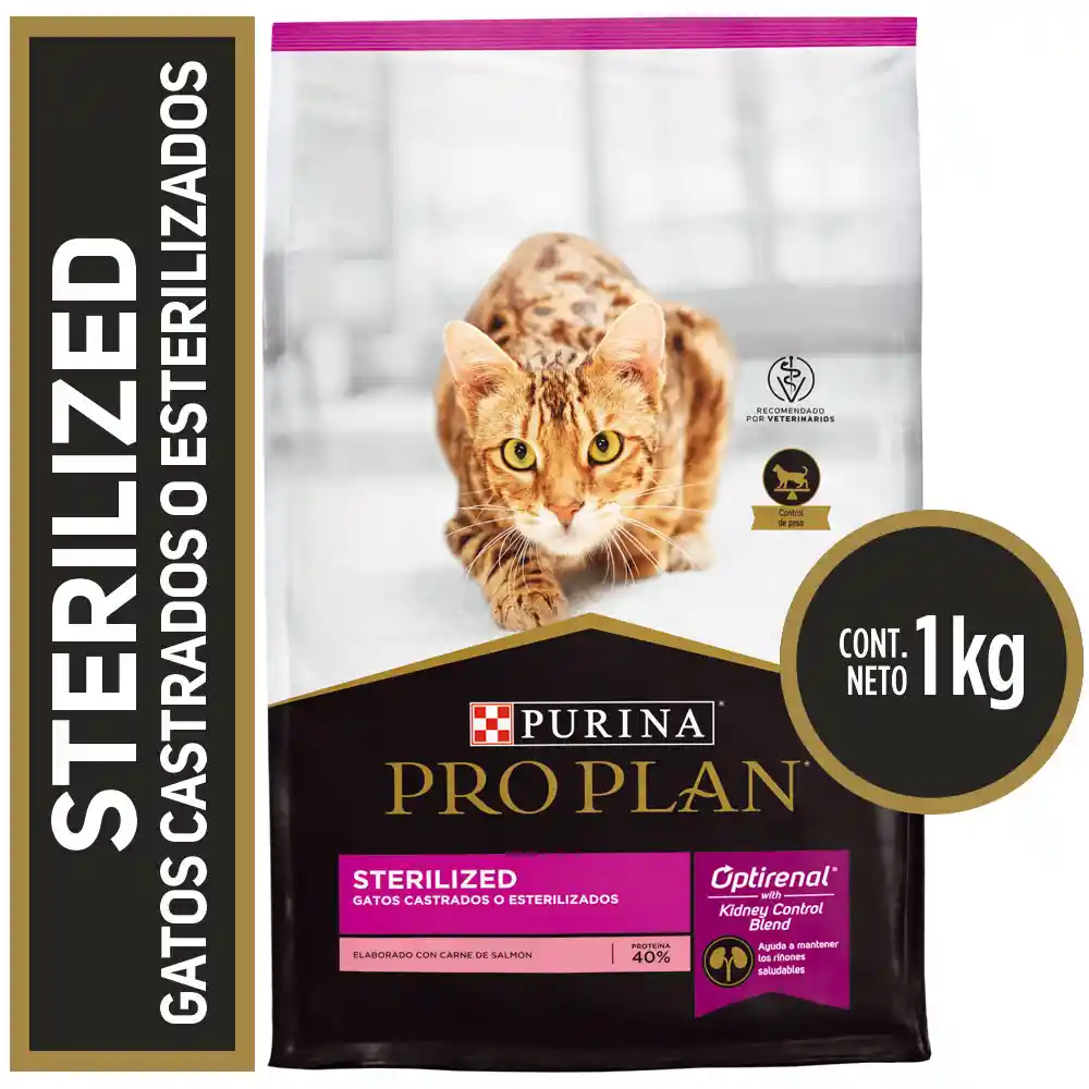 Comida para Gatos Adultos Esterilizados Purina Pro Plan x 1 kg