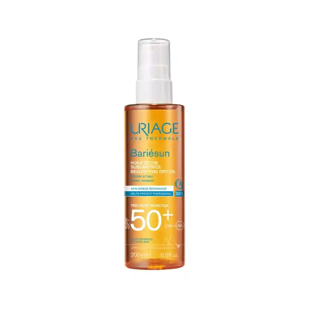 Uriage Bariesun Spf 50+ Aceite Seco Embellecedor Frasco