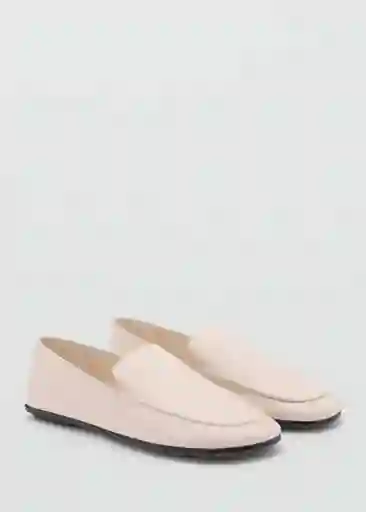 Zapatos Round Blanco Talla 38 Mujer Mango