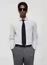 Camisa Vecchia Blanco Talla L Hombre Mango