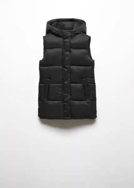 Chaleco Lola Negro Talla 08 Niñas Mango
