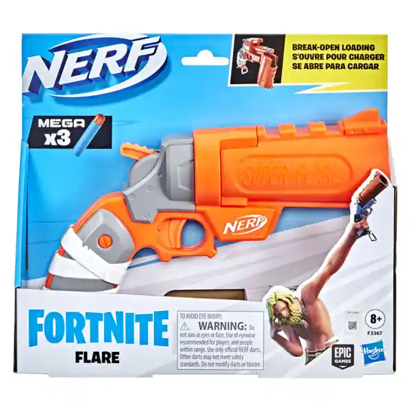 Nerf Lanzador Fortnite Flare Retrocarga