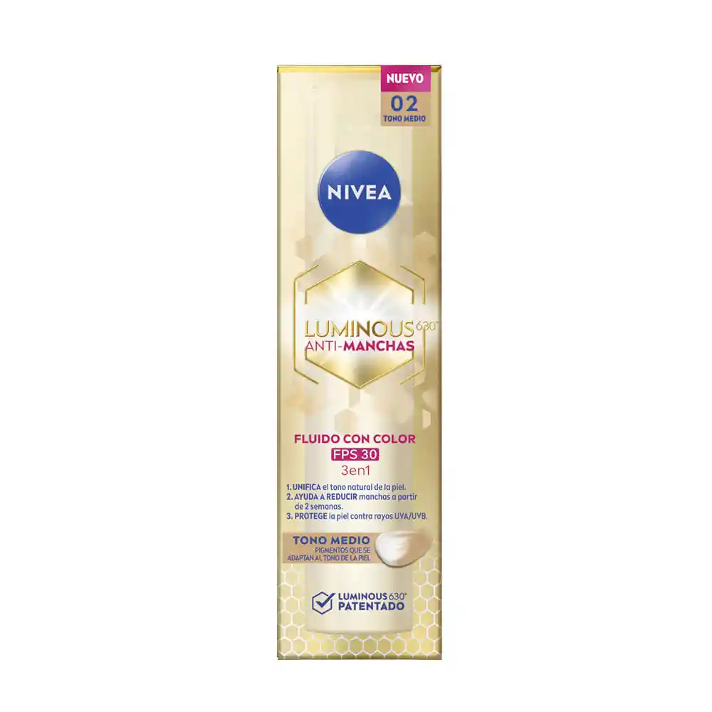 Serum Facial Nivea Luminous Tono Medio