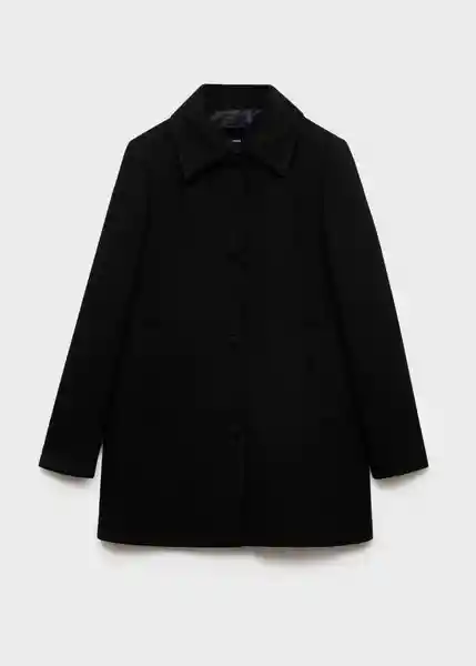 Abrigo Africa Negro Talla S Mujer Mango