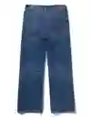 American Eagle Jean Corto Rotos Lavado Medio T. 6 Regular