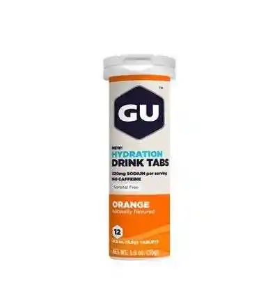 Gu Pastillas Hidratantes Con Sabor a Naranja