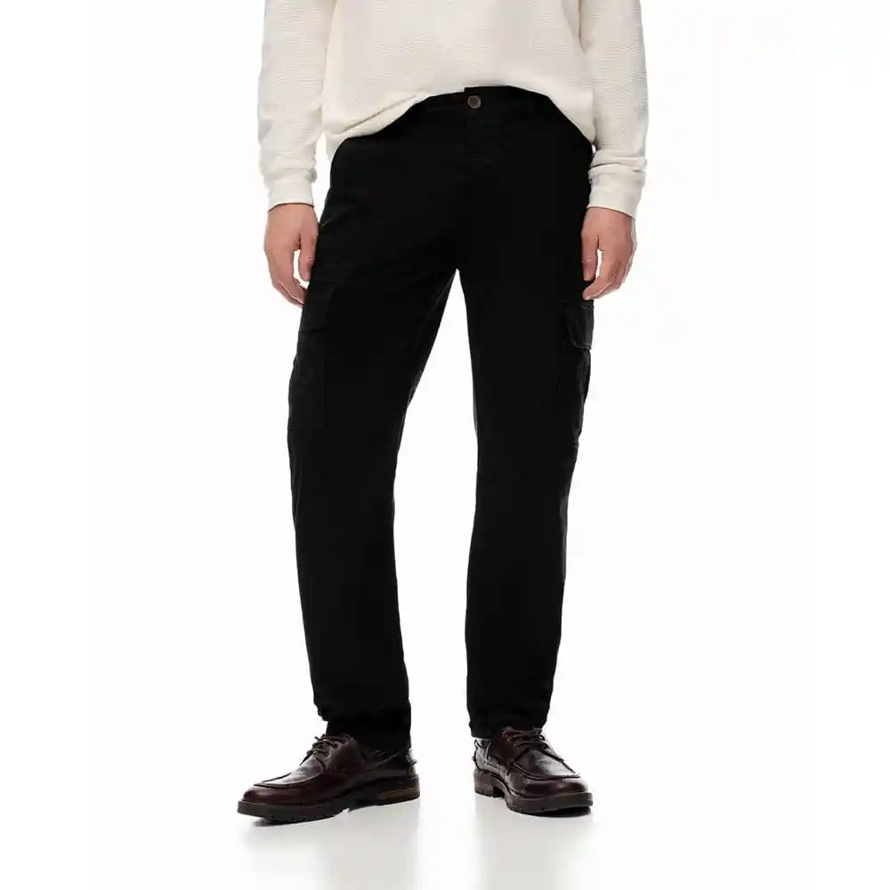 Pantalón Con Bolsillos Cargo Slim Fit Masculino Parsons Gef