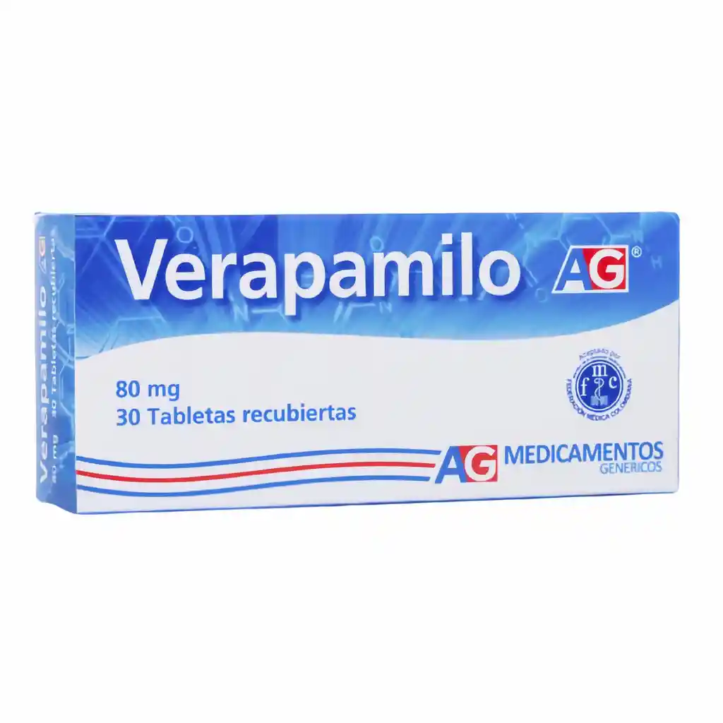 Verapamilo Ag (80 Mg)