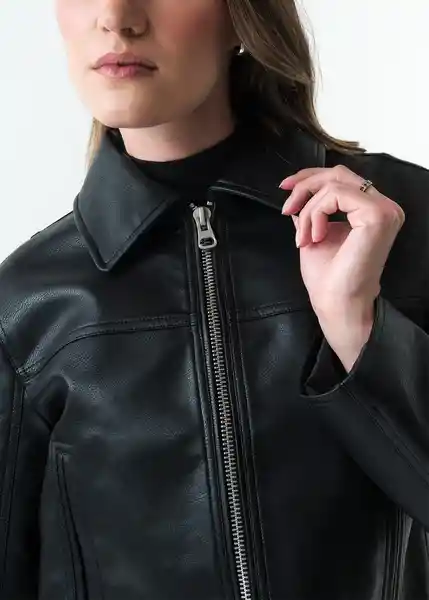 Chaqueta Mujer Negro Puro Ultraoscuro Talla M 023G033 Naf Naf