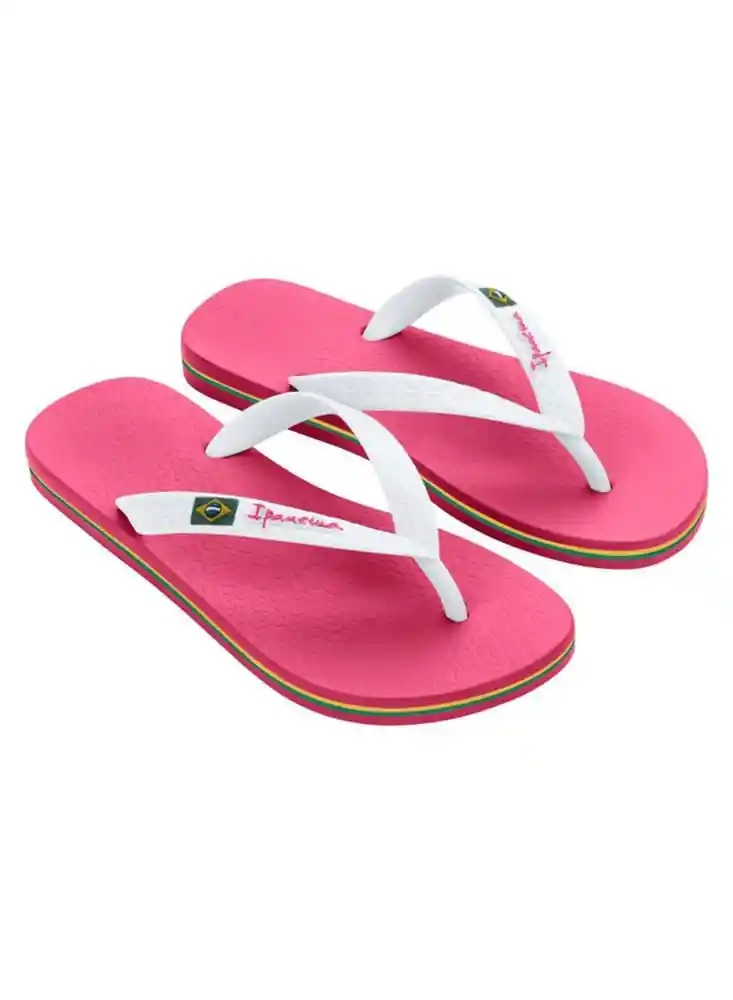 Sandalia Brasil 36-rosa/bco
