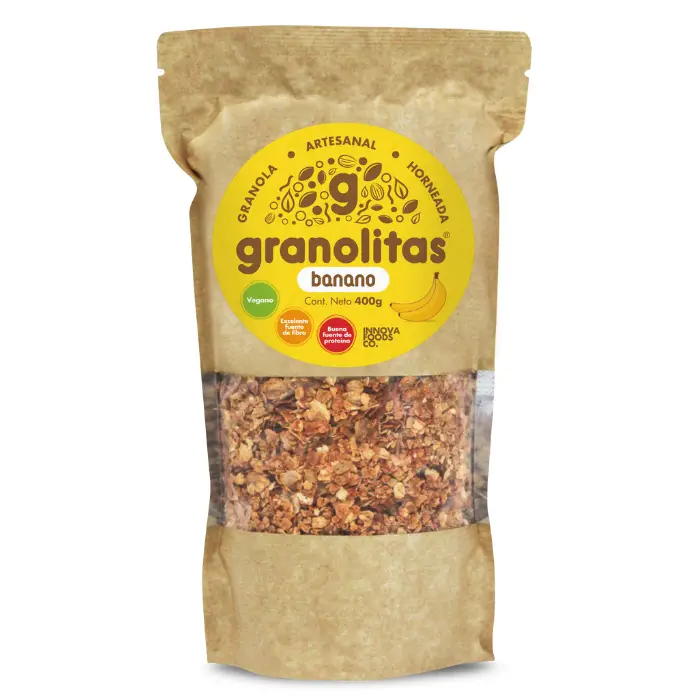 Granolitas Granola Artesanal Horneada Banano