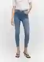 Pantalón Jean Isa Tejano Medio Talla 54 Mujer Mango