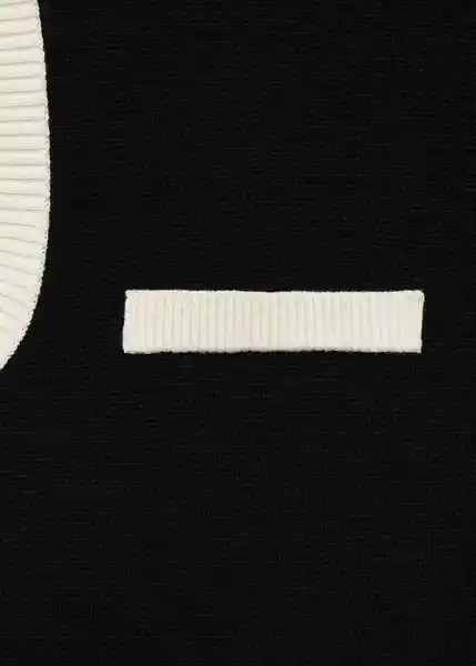 Chaleco Pia Negro Talla XS  Mujer Mango