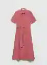 Vestido Boscol-H Rosa Pastel Talla XS Mujer Mango