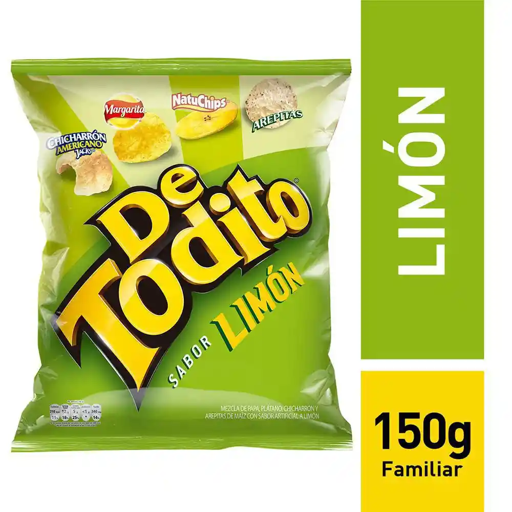 De Todito Pasabocas Sabor Limón