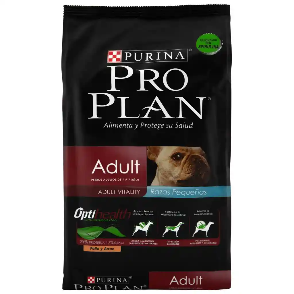 Alimento PRO PLAN® para perros adulto razas pequeñas x 3 kg