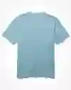 Camiseta Hombre Azul Talla X-SMALL 400386161812 American Eagle