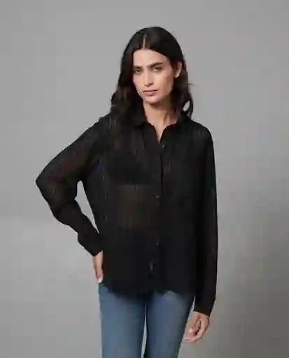 Camisa Mujer Negro S 212 G012_NEG194004 Rifle