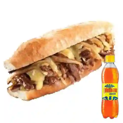Combo Endiablado Pepito Carne + Colombiana 250 ml
