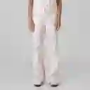 Pantalón Tiro Alto Bota Recta Rosado Talla 8 - 721295