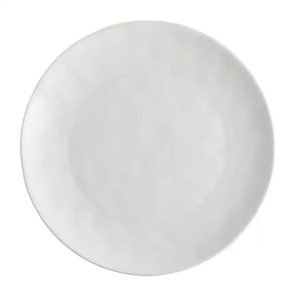 Plato Para Comida de Porcelana Premium Blanco 0001 Casaideas