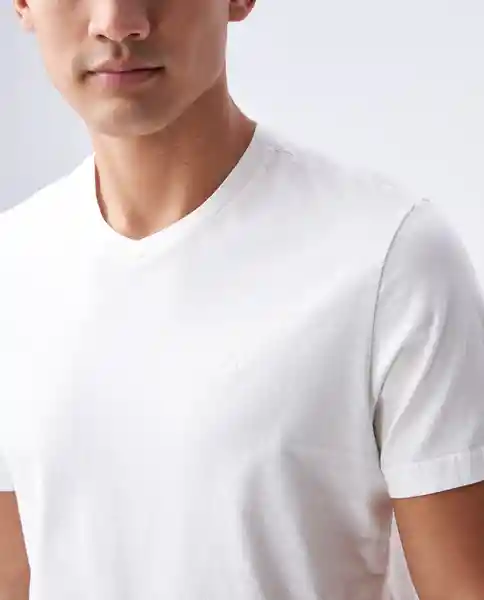 Camiseta Blanco Talla M Hombre Americanino 840c002