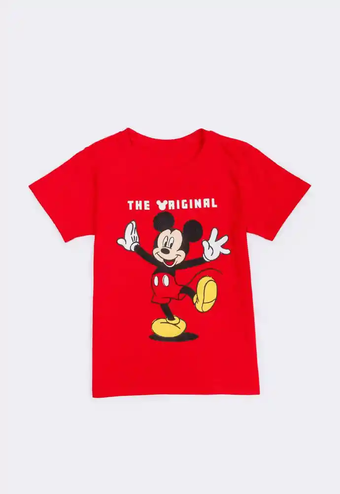 Camiseta Manga Corta 4t-rojo