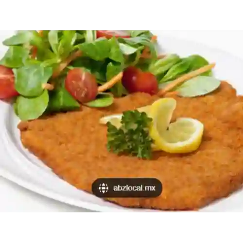 Bandeja con Milanesa de Cerdo