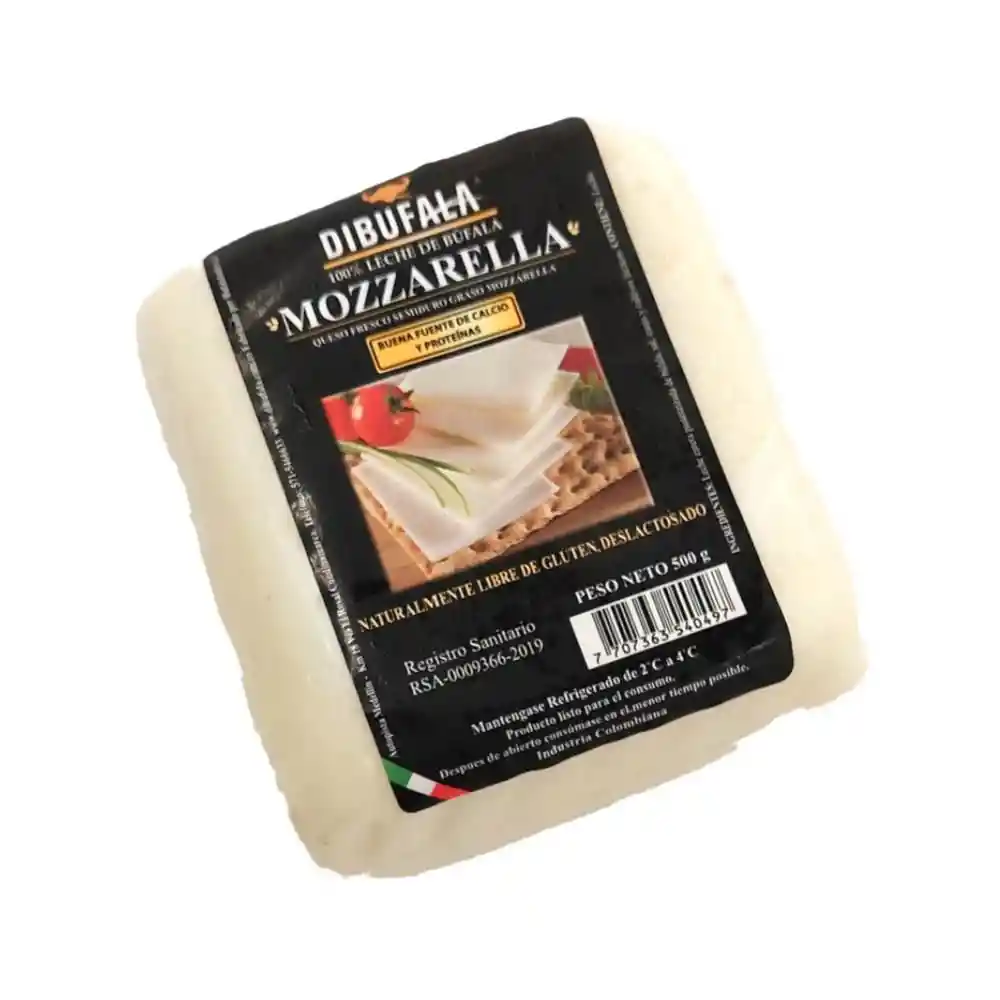 Dibufala Queso Mozzarella Naturalmente Deslactosado
