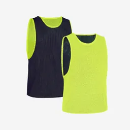 Peto De Fútbol Doblefaz Para Adultos Verde Fluorescente