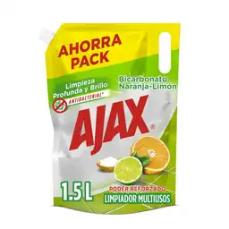Ajax Limpia Pisos Bicarbonato Naranja 1.5L