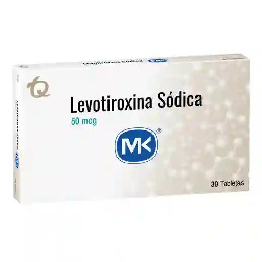 Mk Levotiroxina Sódica (50 mcg) 30 Tabletas