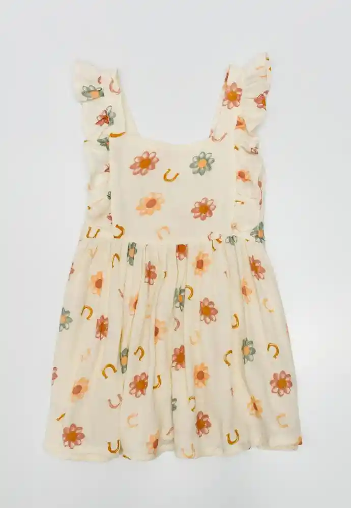 Vestido Tiras 6/9 Meses-estamp 1