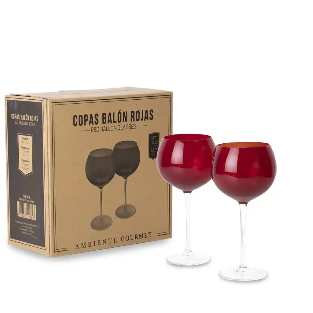 Copa Balón Roja Ambiente Gourmet