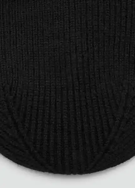 Gorra Medium Negro Talla 99 Hombre Mango