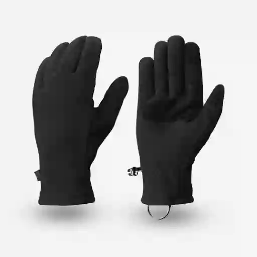Kiprun Guantes Fibra Polar de Trekking Adulto Negro M MT500
