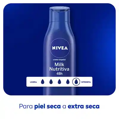 Nivea Crema Corporal Milk Nutritiva para Piel Extra Seca 