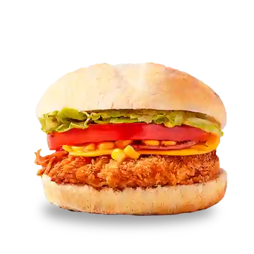 Hamburguesa Pollo Apanado