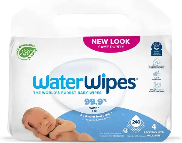 Waterwipes Toallita Húmeda Para Bebé