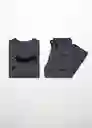 Pijama Pack Bat Antracita Talla 12 Niños Mango