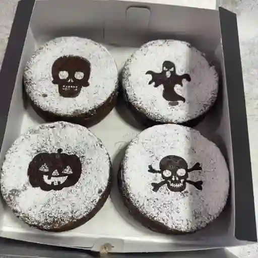 Brownie melcochudo halloween mini