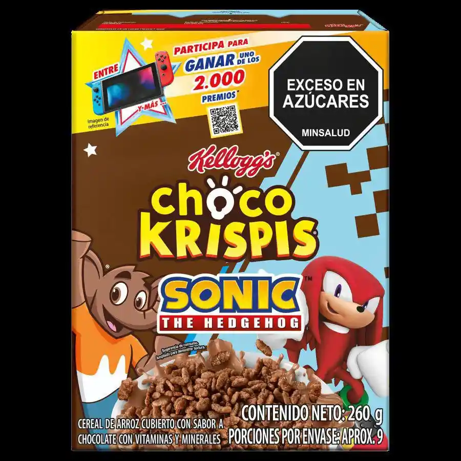 Cereal Choco Krispis Arroz Cubierto Chocolate (260 Gr)