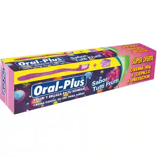 Crema Dental Niñas Sin Fluor Oral-plus