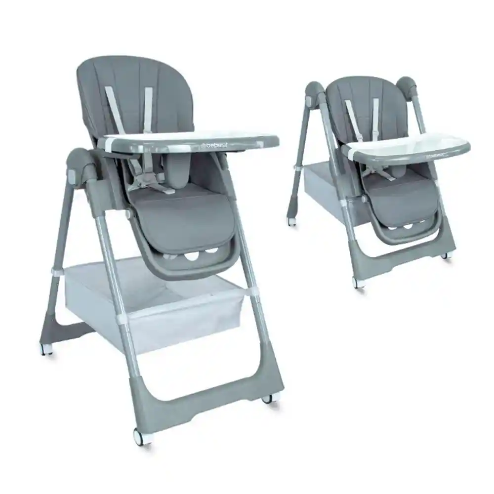 Silla Comedor Prime Gris Bebesit Yy111gy