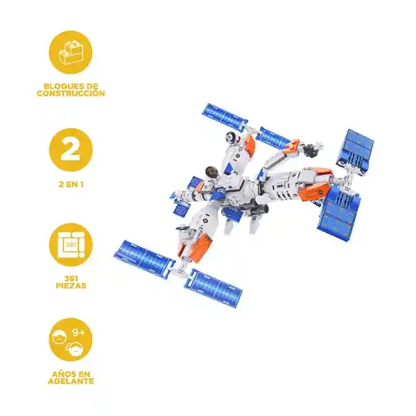 Bloque de Construcción 5 en 1 Estación Espacial Miniso