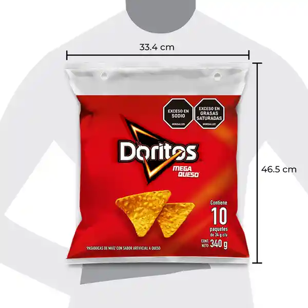 Doritos Snack Megaqueso 34 g